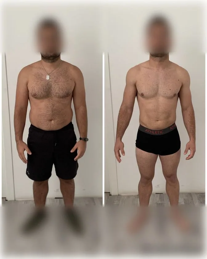 Cambio físico de un cliente de Be1one