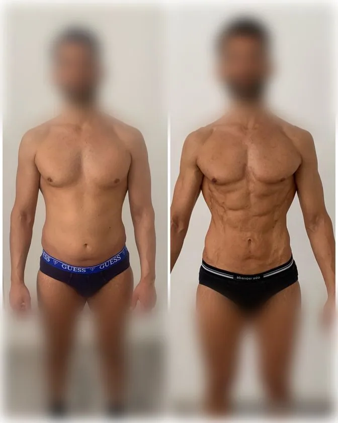 Cambio físico de un cliente de Be1one