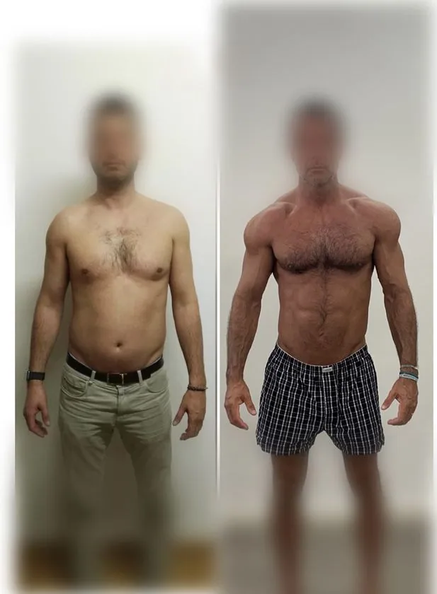 Cambio físico de un cliente de Be1one